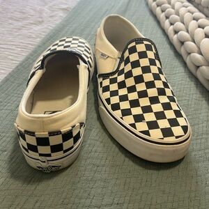 Checkered Slip-On Sneakers
